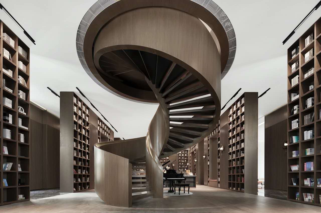 豪華會所樓梯扶手 豪華會所樓梯扶手