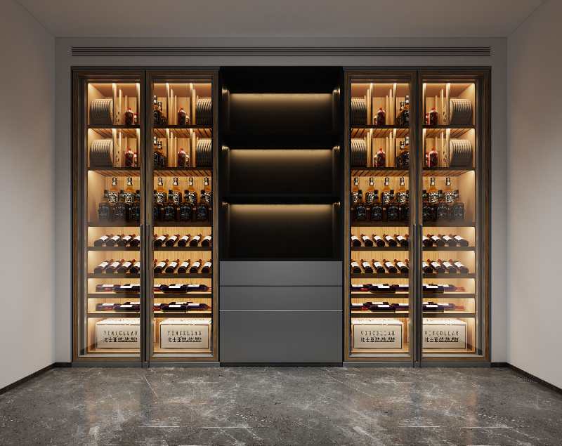 家用高檔不銹鋼酒柜 家用高檔不銹鋼酒柜