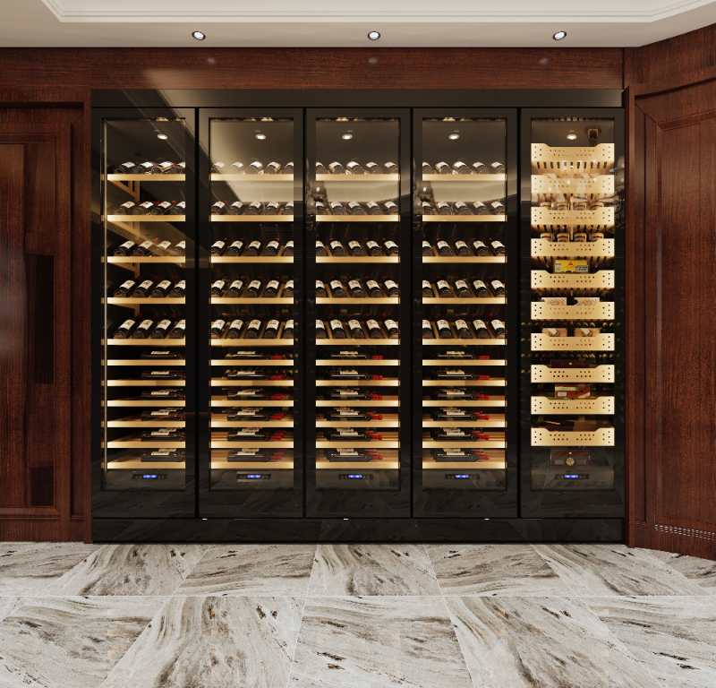 黑鈦色不銹鋼酒柜 黑鈦色不銹鋼酒柜