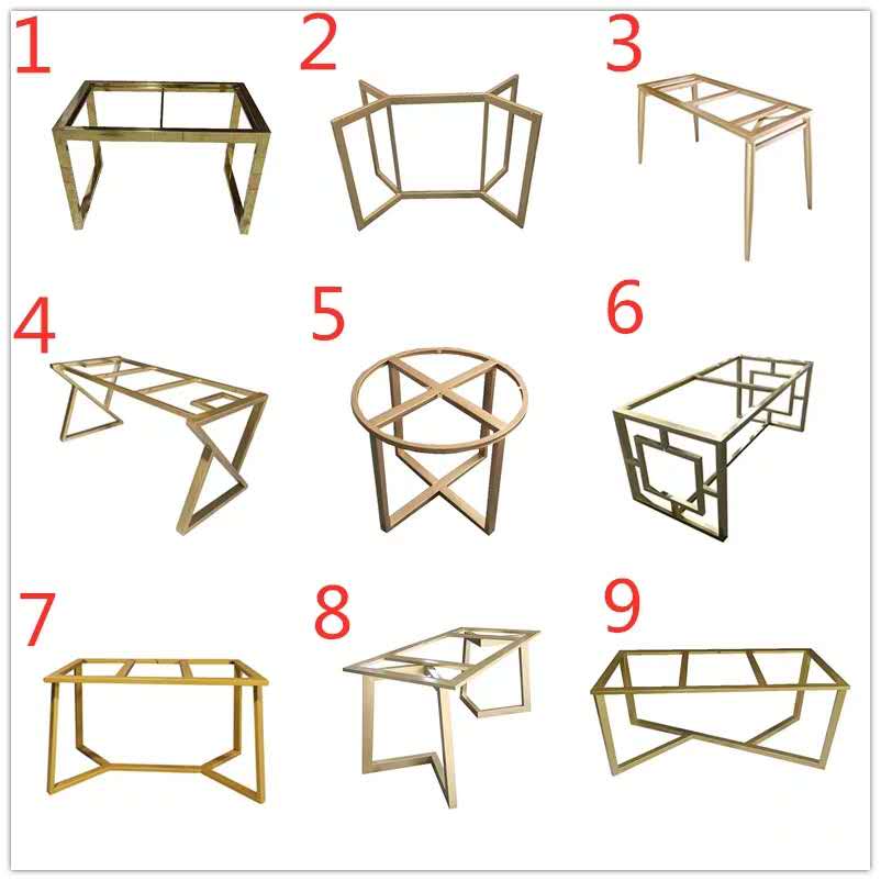玫瑰金不銹鋼茶幾架 玫瑰金不銹鋼茶幾架
