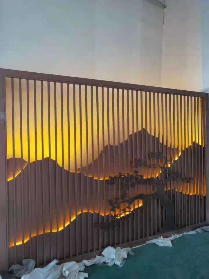 玫瑰金拉絲不銹鋼隔斷 玫瑰金拉絲不銹鋼隔斷