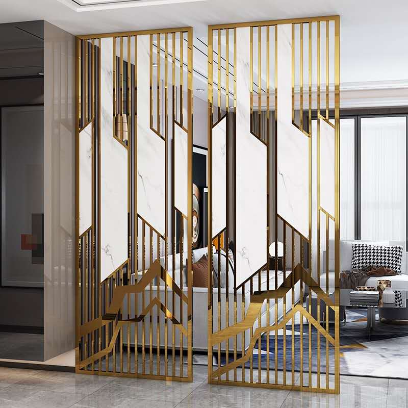 黃銅色鏤空鋁隔斷 黃銅色鏤空鋁隔斷
