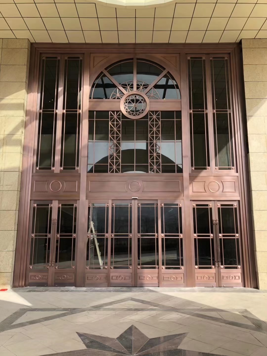 玻璃銅藝門 玻璃銅藝門