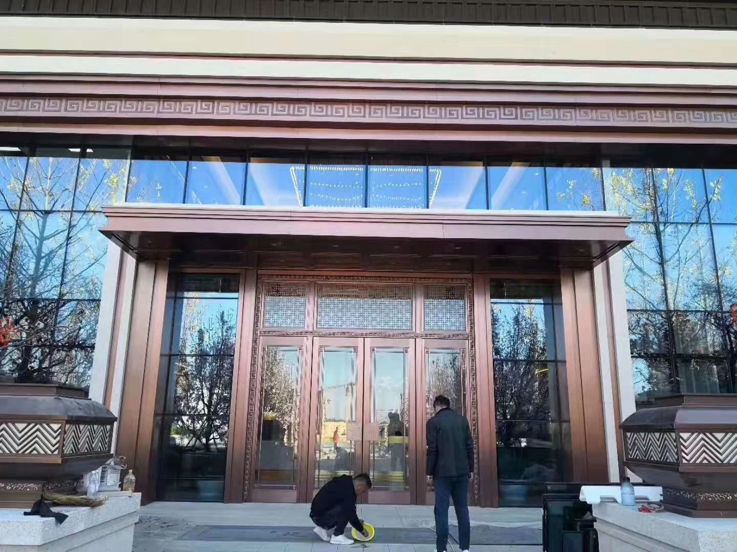 高端酒店不銹鋼玻璃門 高端酒店不銹鋼玻璃門